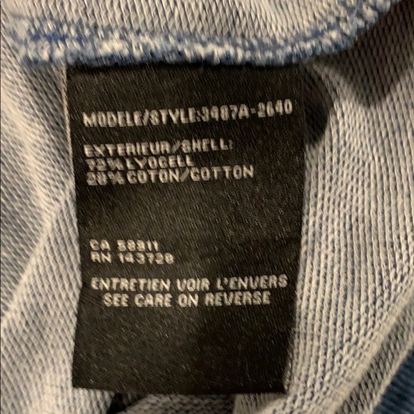 Tribal blue t-shirt dress. Size large - Picture 7 of 8